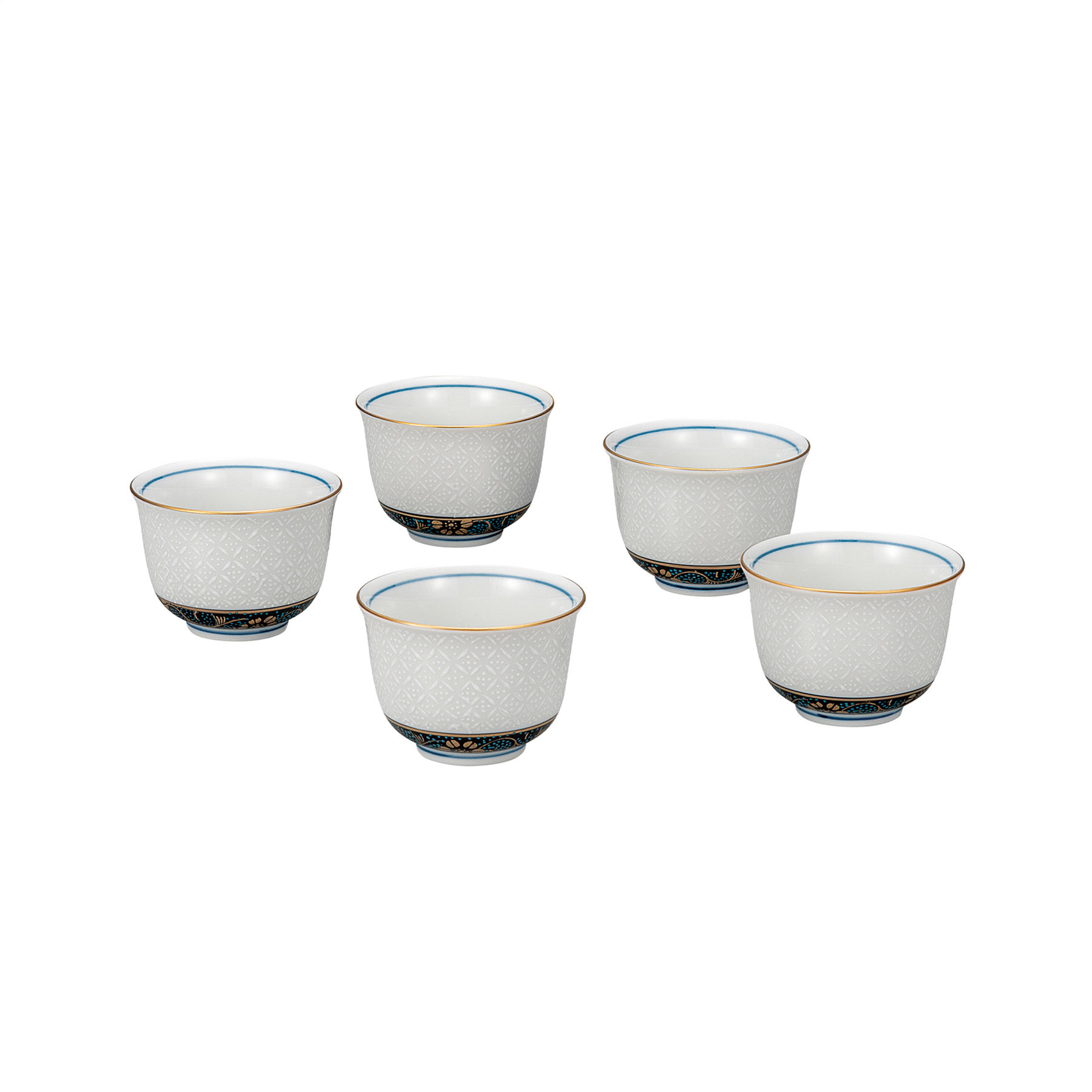 汲出揃・白七宝