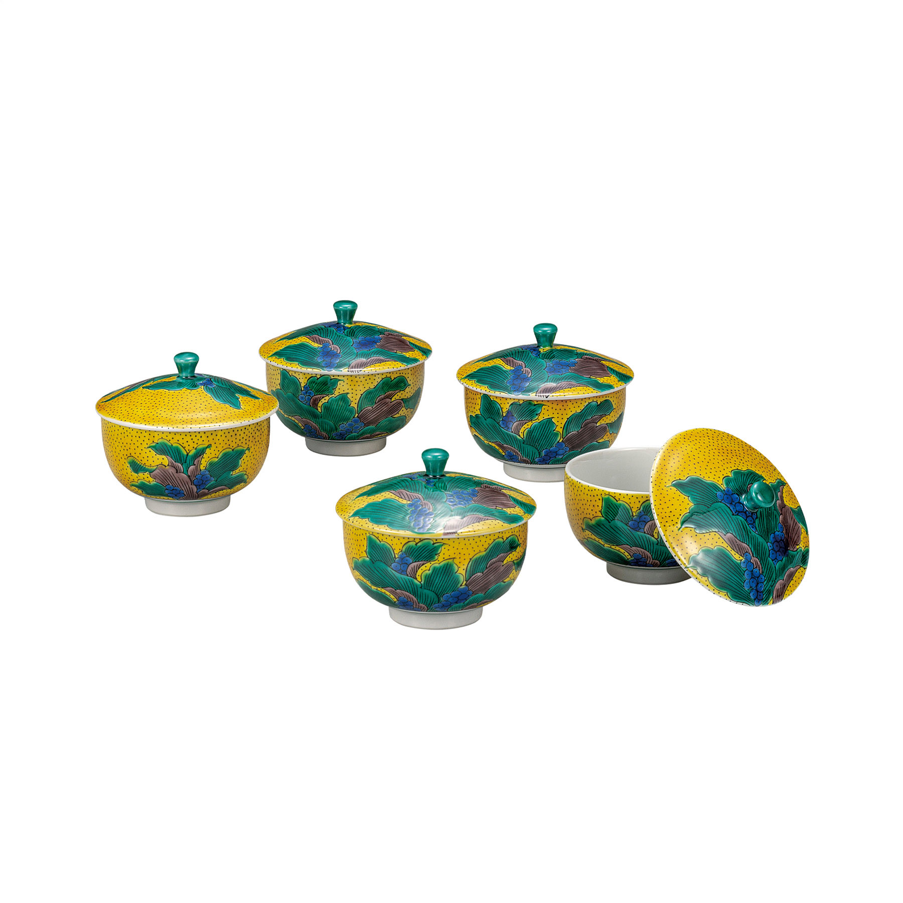 蓋付汲出揃・吉田屋おもと