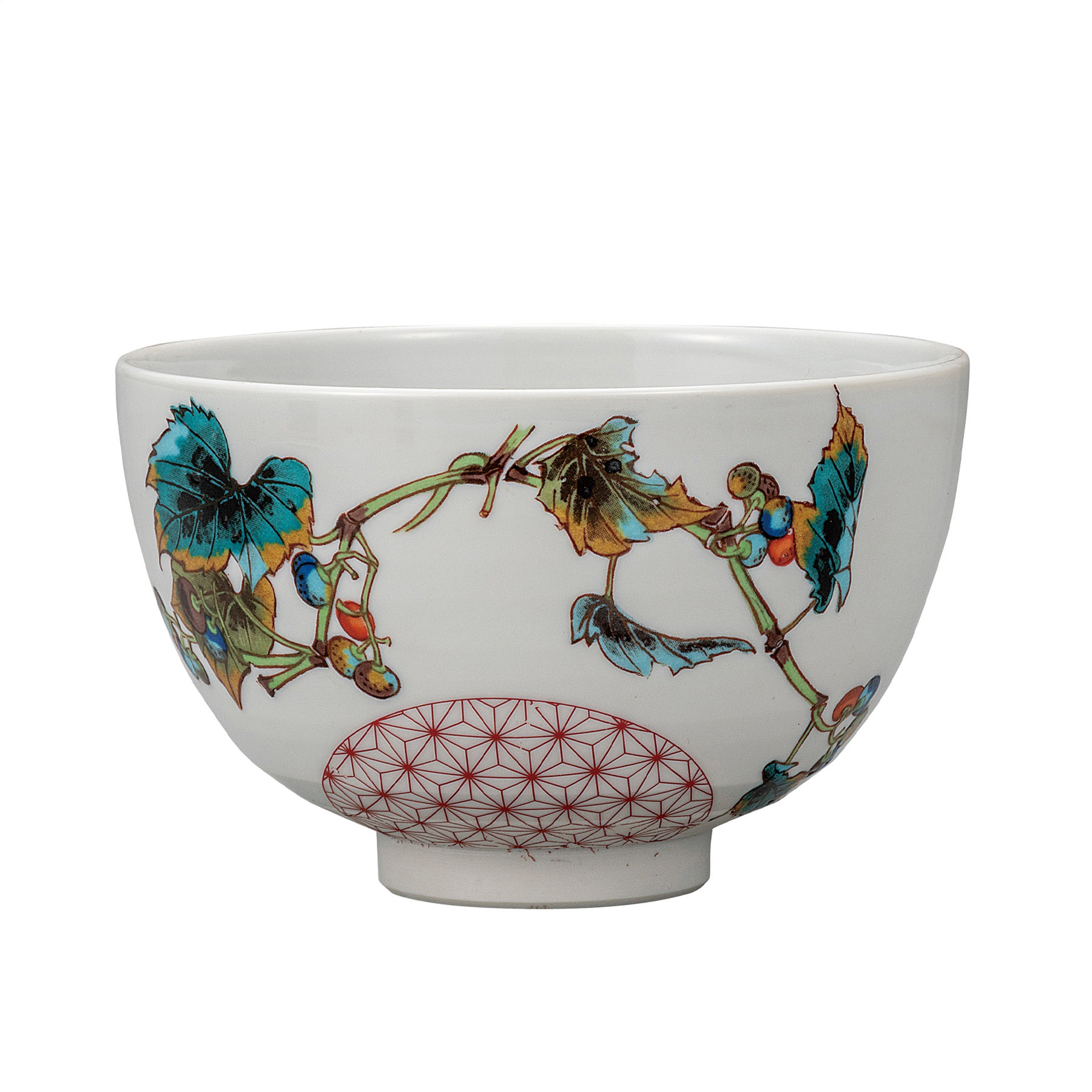 抹茶碗・野ぶどう