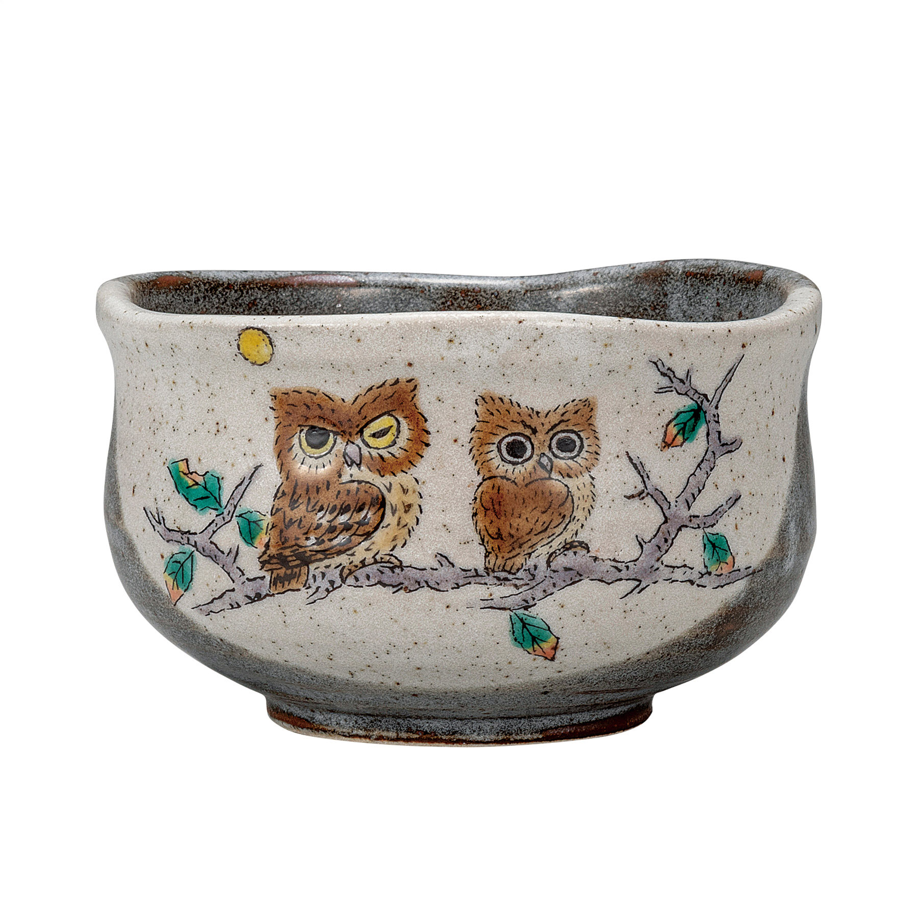 抹茶碗・ふくろう