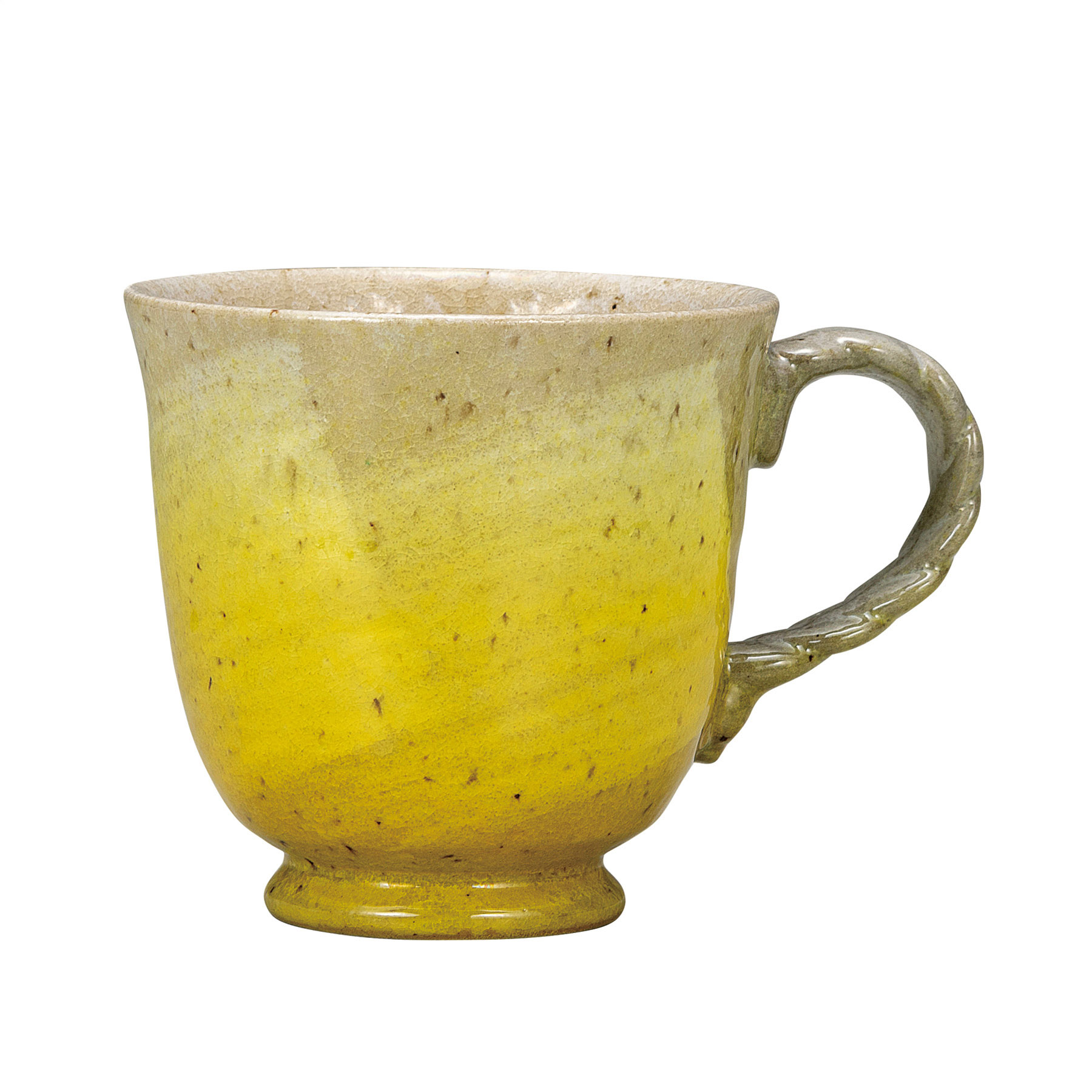 マグカップ・釉彩黄色 