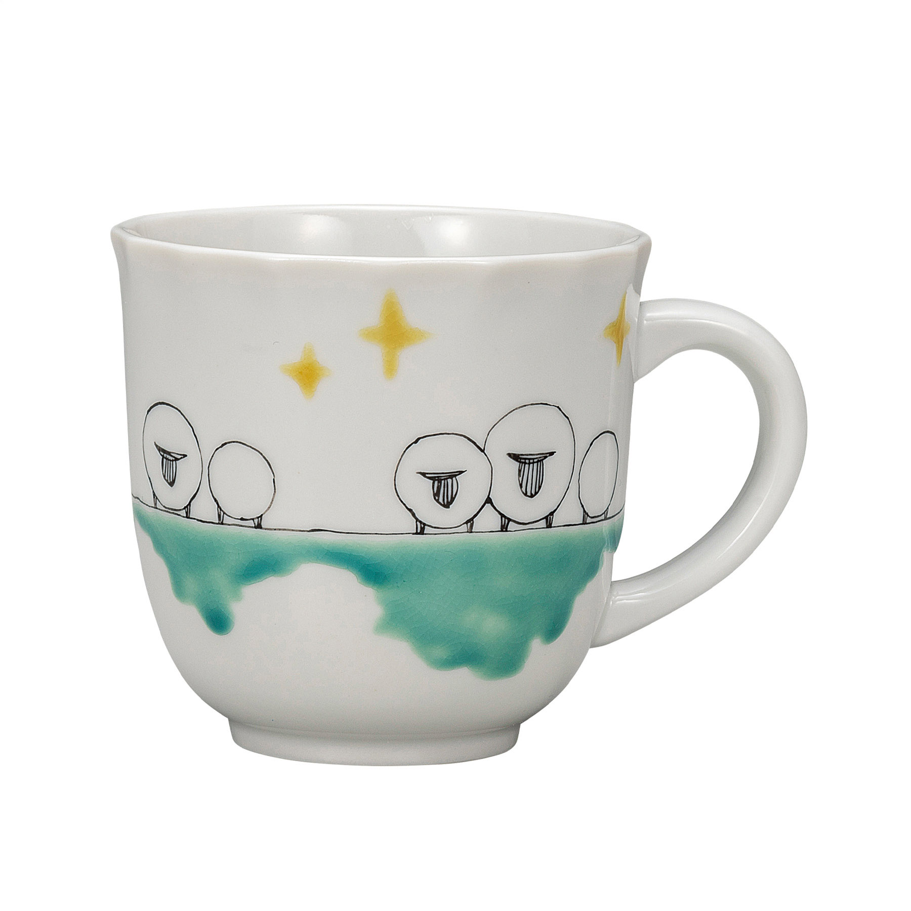 マグカップ・ひつじライン 