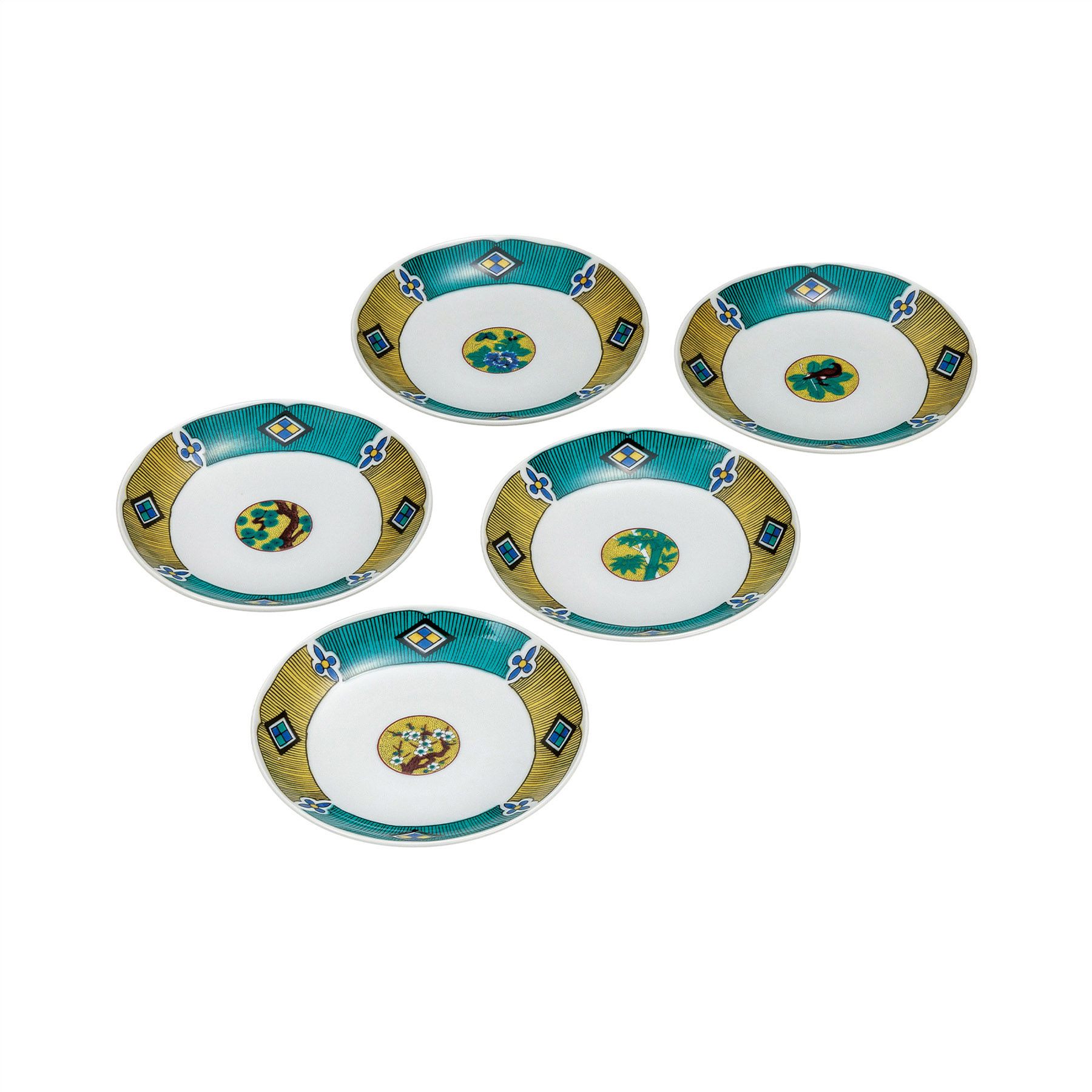 5.5号皿揃・丸紋