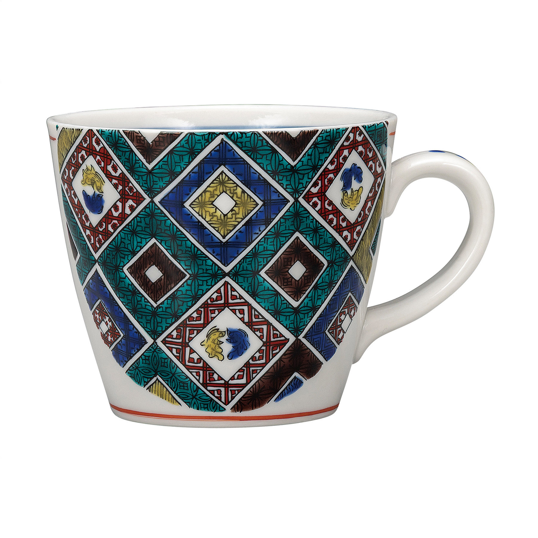 マグカップ・古九谷石畳文 