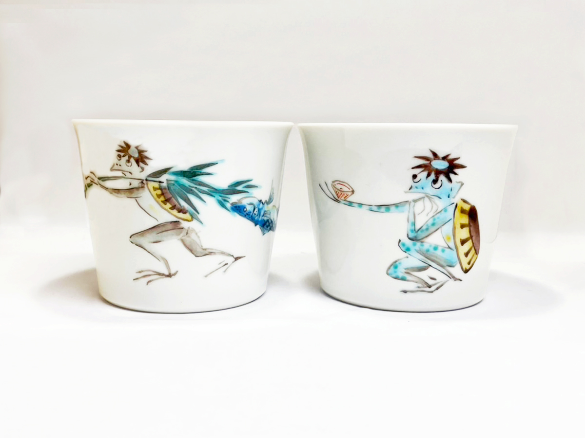 河童そば猪口ペア