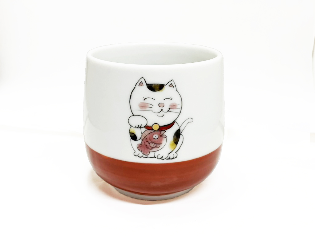 猫とねずみ湯呑2