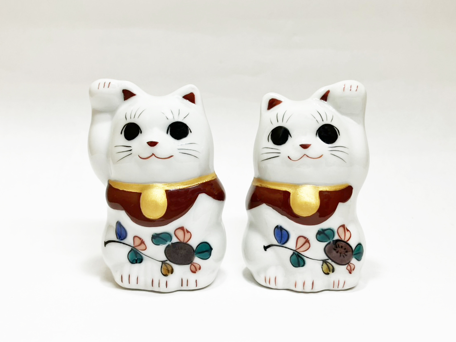 招き猫小菊ペア