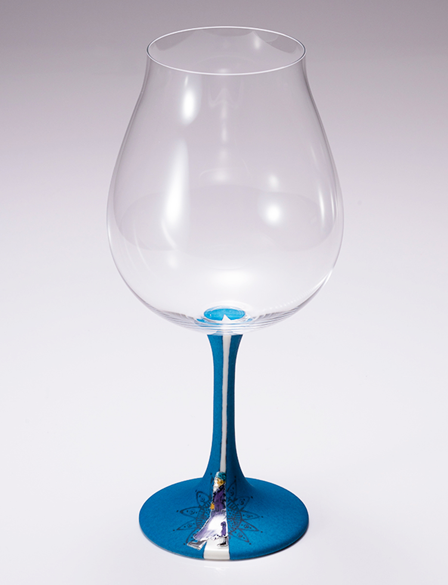 鏑木BNグラス　遠い日　往く（紫）/ 武腰一憲