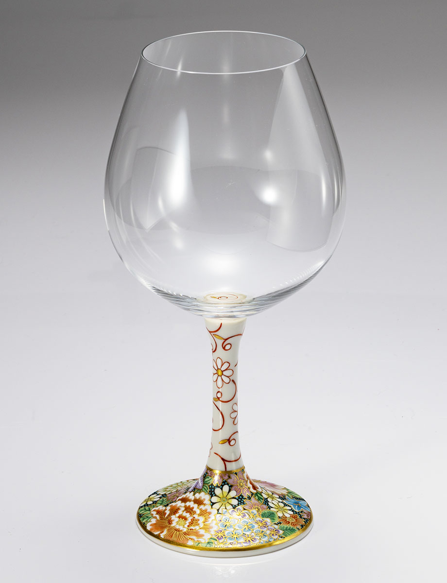 鏑木BOグラス　花詰唐草　白 / 中本恵海