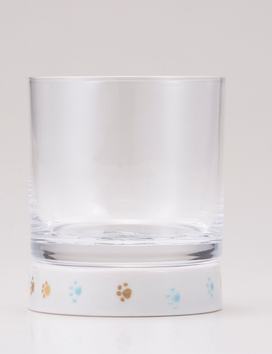 ロックグラス　ネコの休日