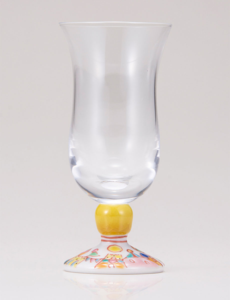 冷酒グラス　街の広場