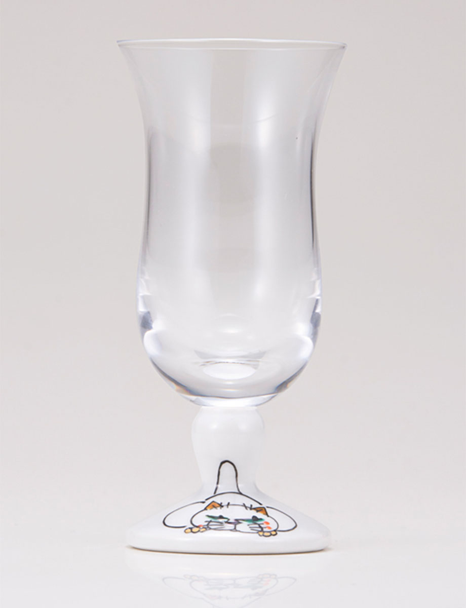 冷酒グラス　ネコの休日