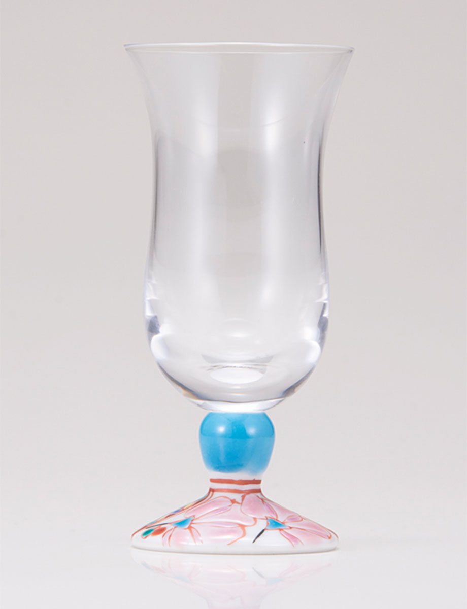 冷酒グラス　花のタペストリー