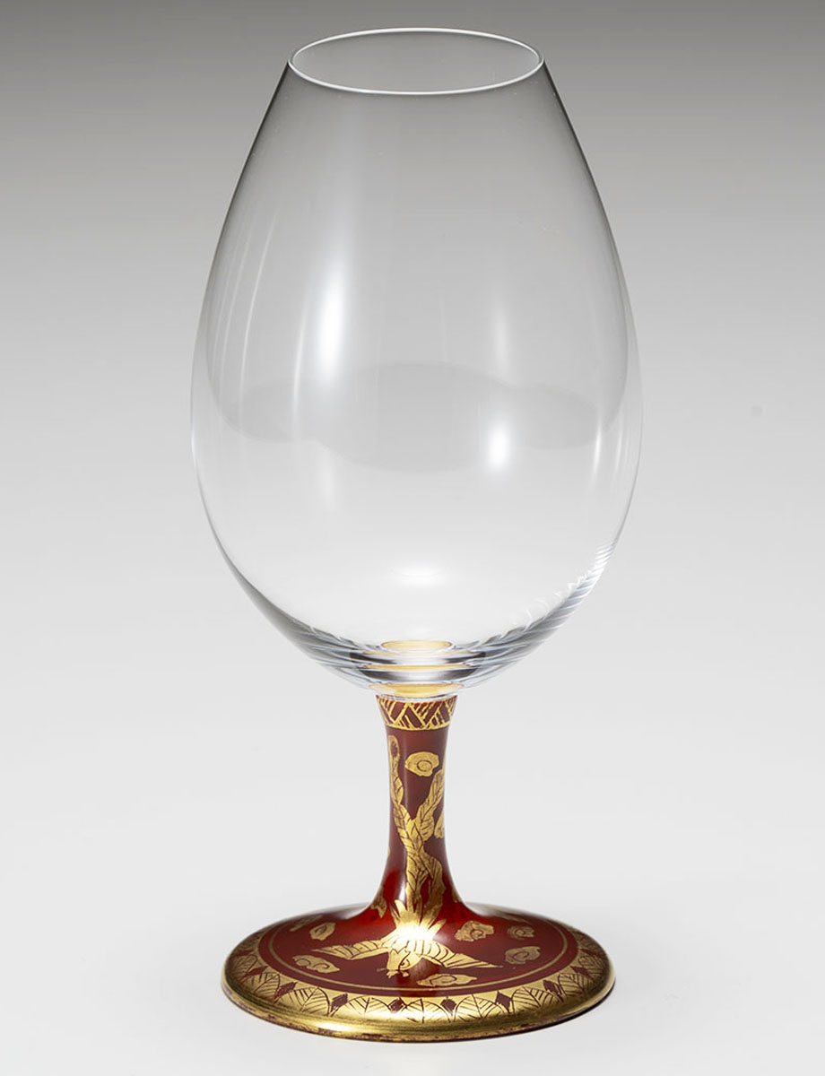 酒グラス　永楽手　鳳凰 / 光崖窯・高聡文