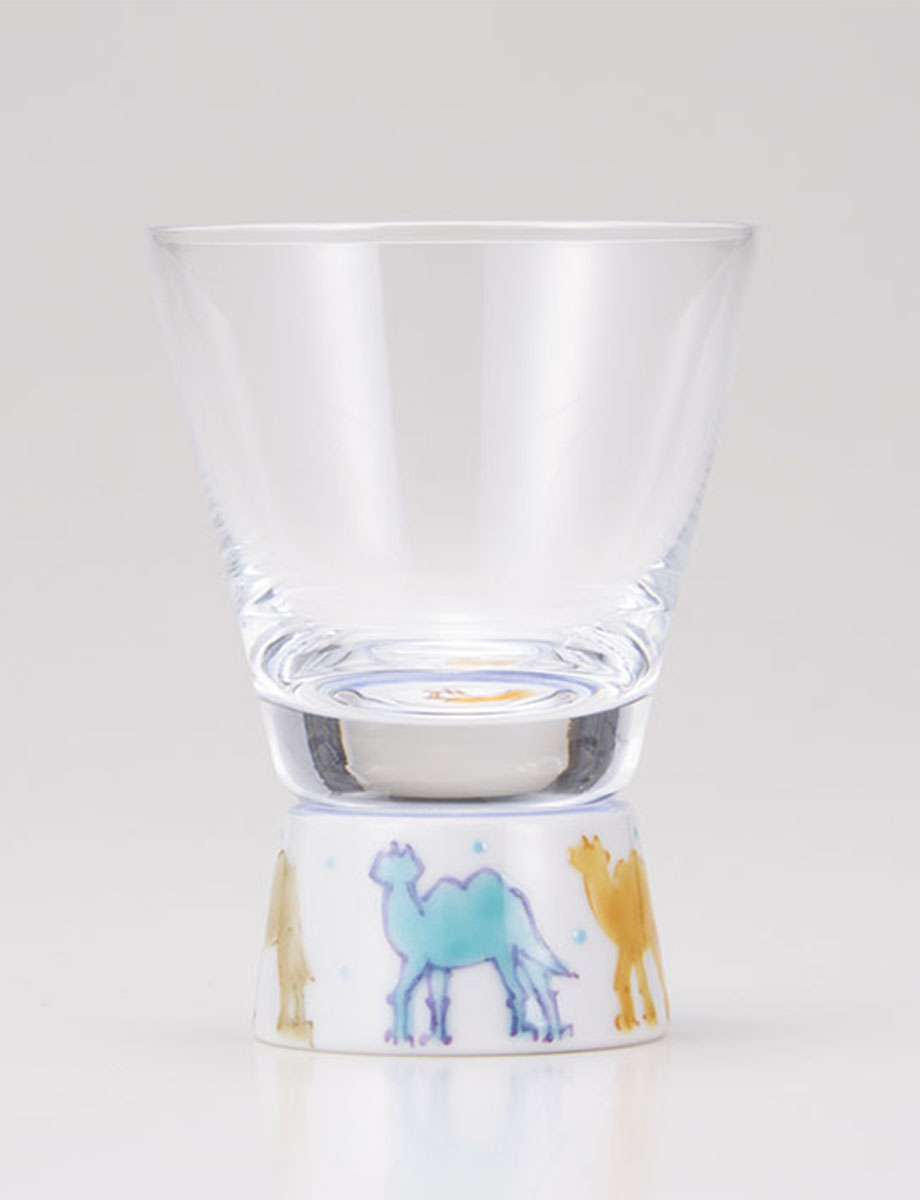 ショットグラス　月夜のらくだ