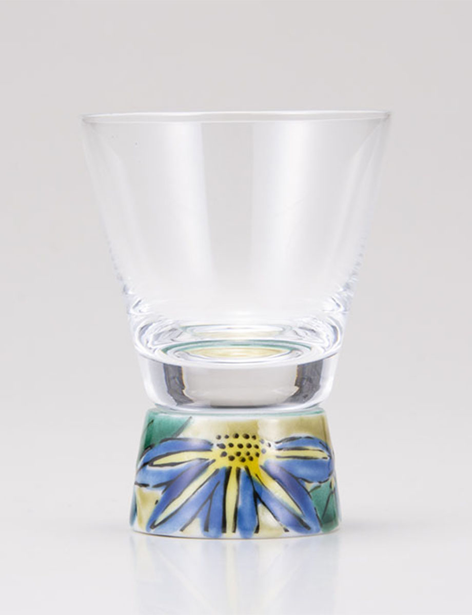 ショットグラス　鉄仙　アメ釉