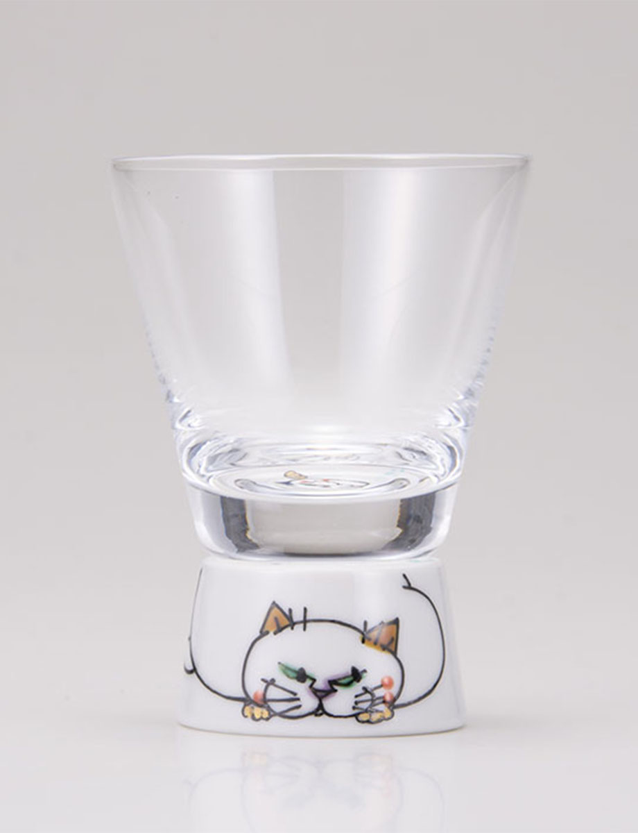 ショットグラス　ネコの休日