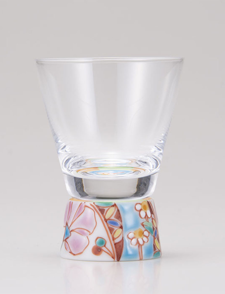 ショットグラス　花のタペストリー