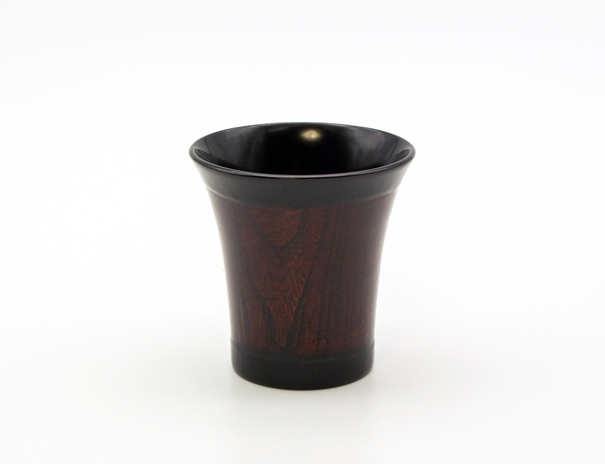 《復興支援》輪島塗　ぐい呑（端反り 木地呂）