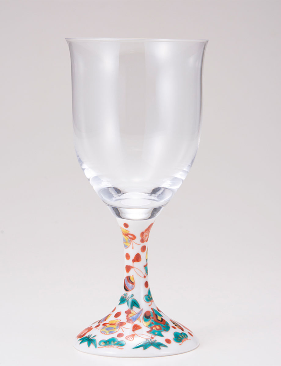 ワイングラス・大　宝尽くし