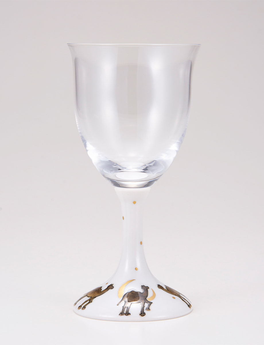 ワイングラス・小　月夜のらくだ