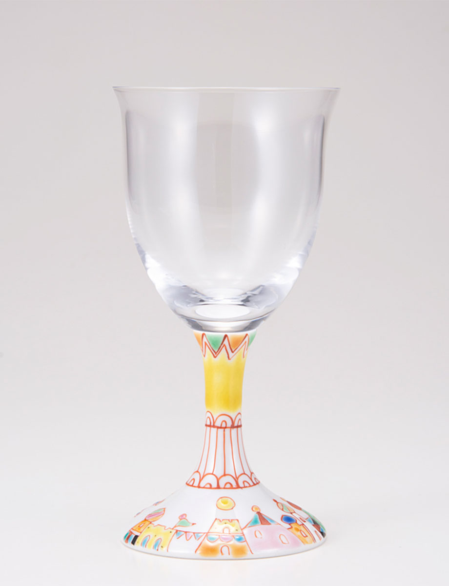 ワイングラス・小　街の広場