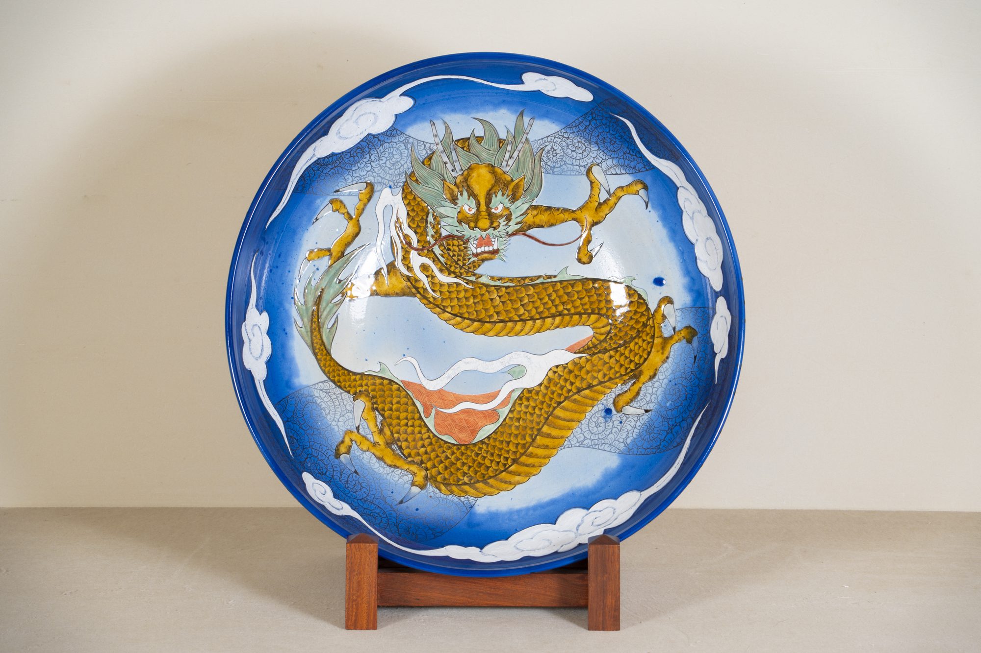 飾皿・昇龍