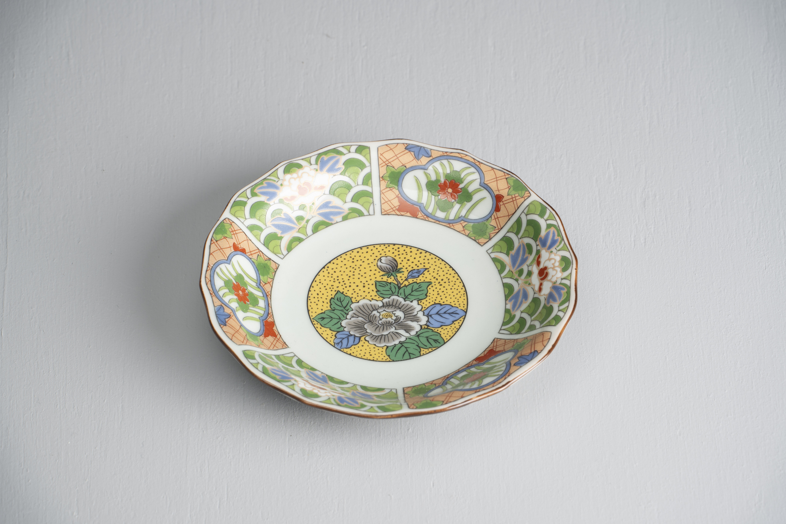 小皿・吉田屋牡丹