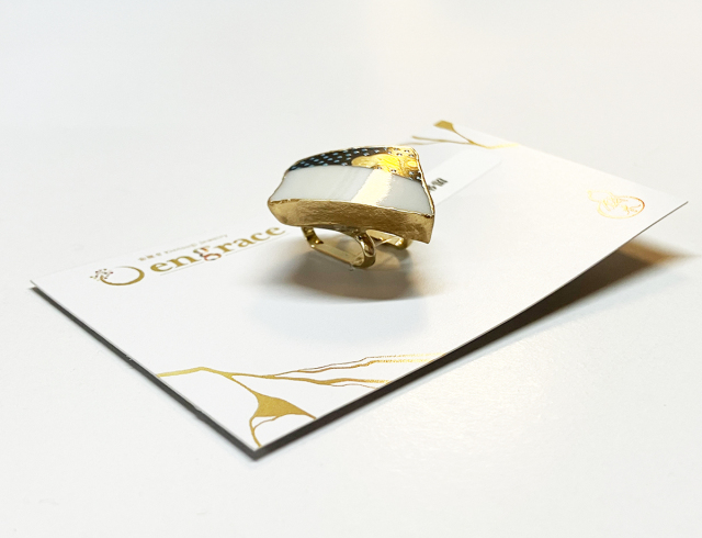 陶片アクセサリー　帯留め