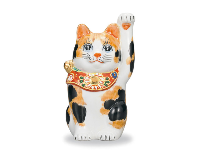 4号招き猫 長毛三毛 かぶらきでしか買えない