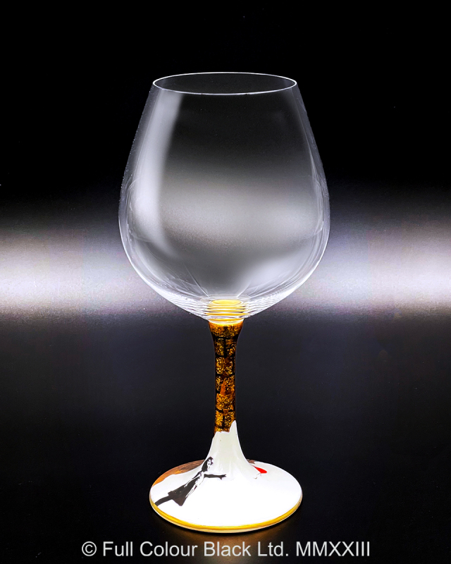 鏑木BOグラス／Banksy's Balloon Girl／高聡文・画　金彩レンガ