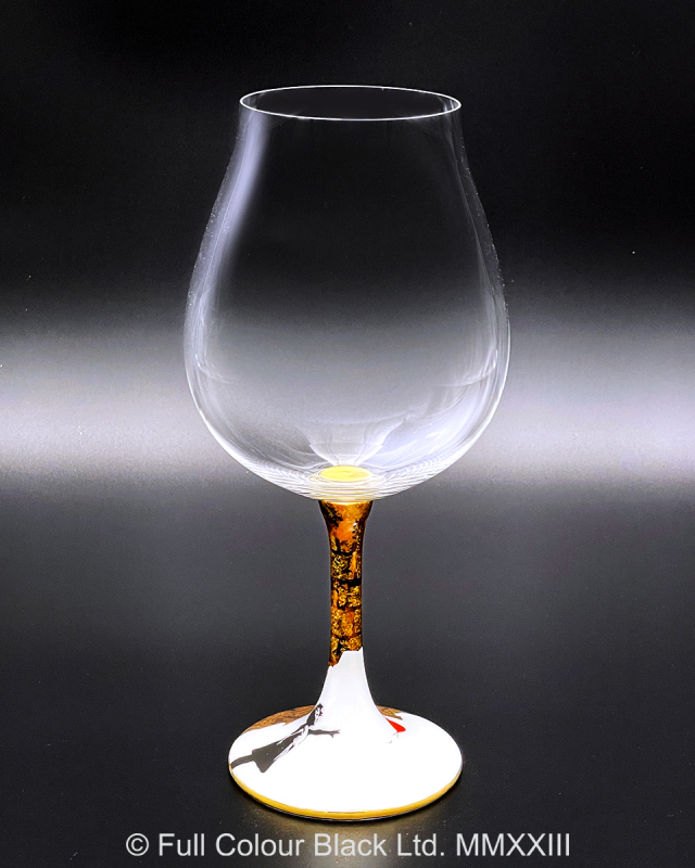 鏑木BNグラス／Banksy's Balloon Girl／高聡文・画　金彩レンガ