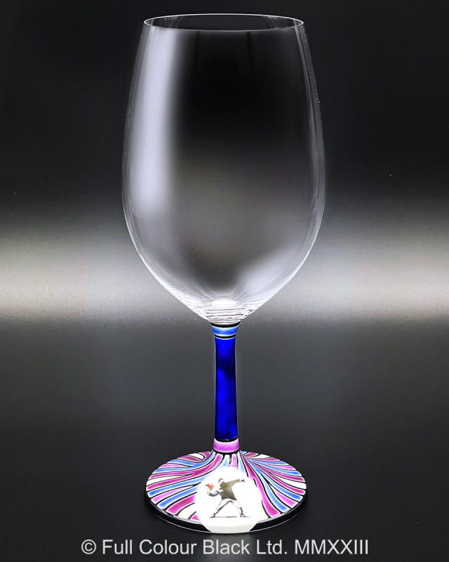 鏑木BBグラス／Banksy's Flower Bomber／糠川孝之・画　カラーライン