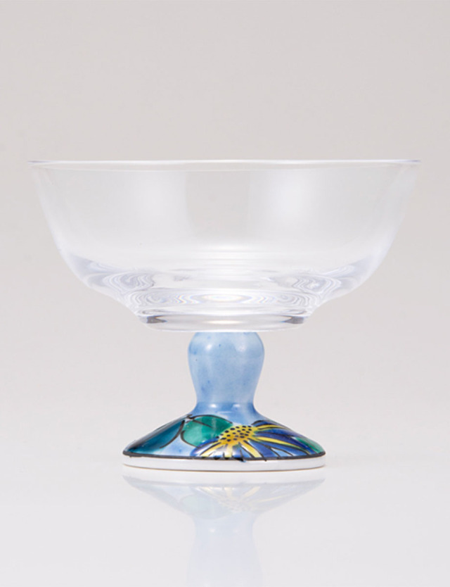 デザートグラス・小　鉄仙　ブルー