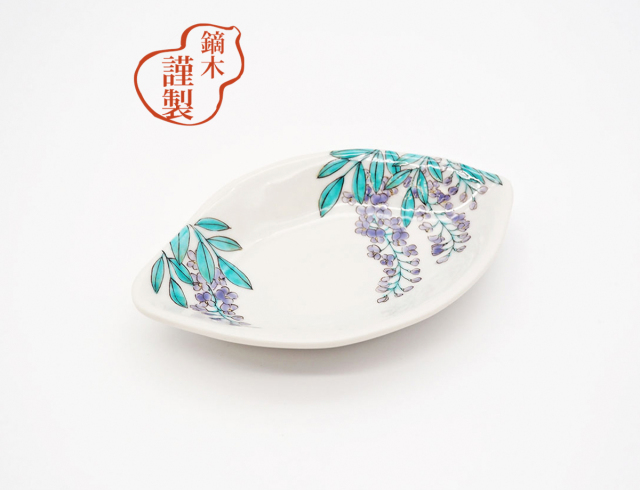 小皿　藤の花 / 藤木美里