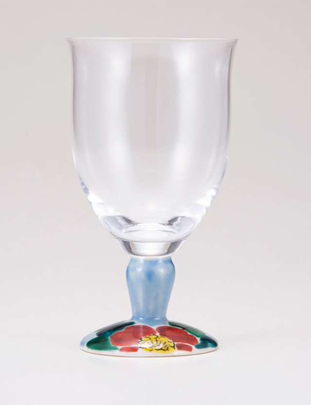 フリーグラス・大　山茶花　ブルー