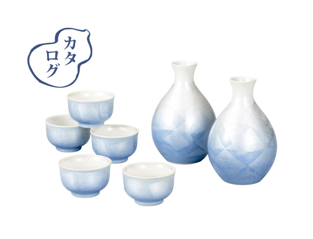 酒器セット　銀彩