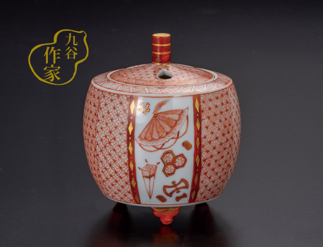 陶磁器　赤絵　香炉 Yahoo!オークション -「赤絵 香炉」の落札相場・落札価格