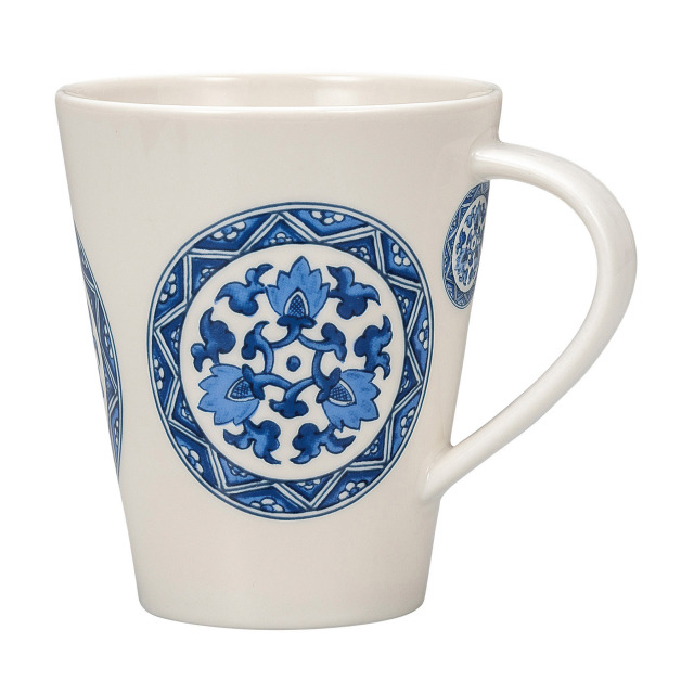 ビッグマグカップ・青丸紋