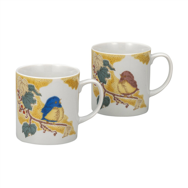 ペアマグカップ・吉田屋雀