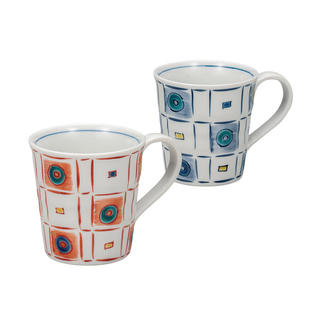 ペアマグカップ・二色石畳 