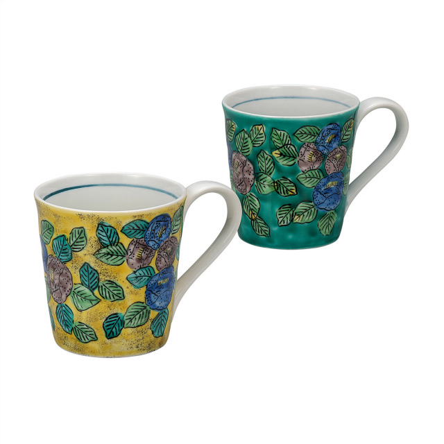 ペアマグカップ・山茶花