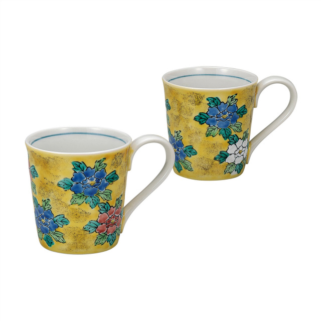 ペアマグカップ・吉田屋牡丹