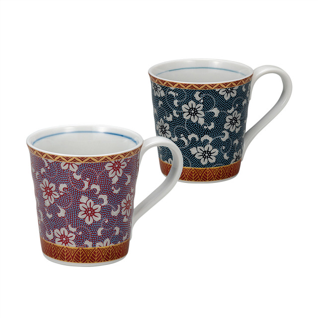 ペアマグカップ・鉄仙文