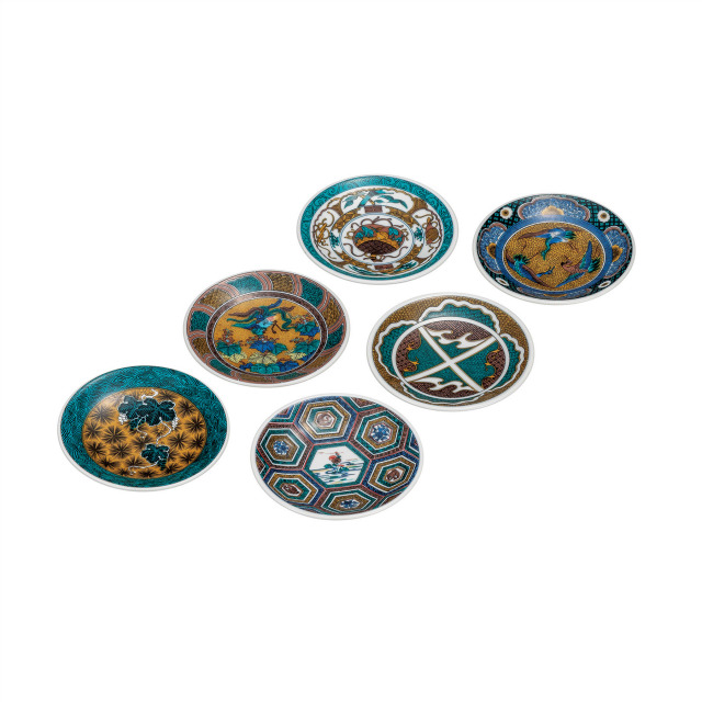 4号皿揃（6P)・古九谷名品6選