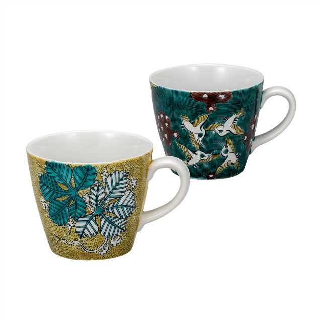 ペアマグカップ・古九谷吉兆