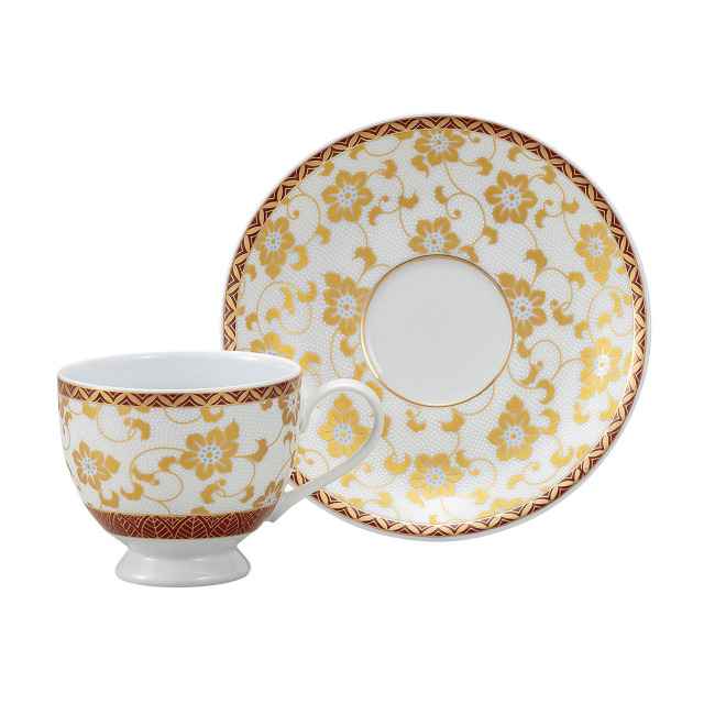 カップ＆ソーサー・白粒鉄仙