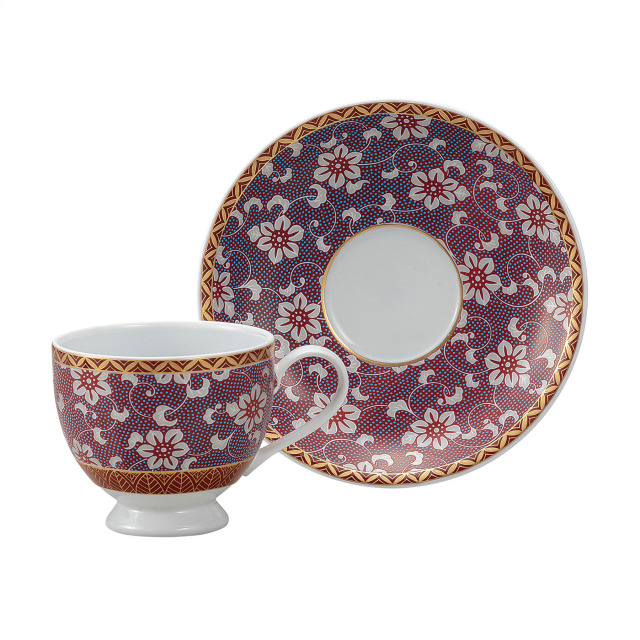 カップ＆ソーサー・鉄仙紋