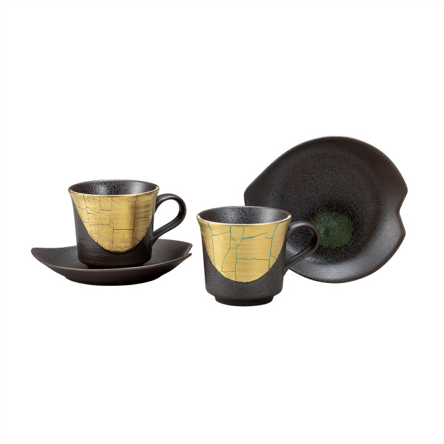 ペアコーヒー・金箔彩