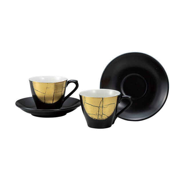 ペアコーヒー・金箔彩